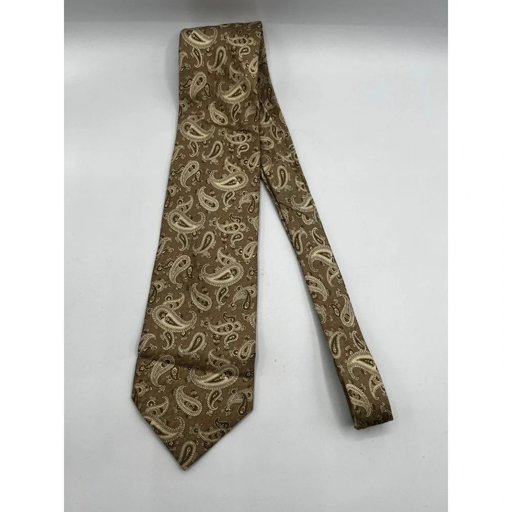 Today's Man Men's 100%‎ Silk Tie Multi-Color Geometric Print W:3.8
